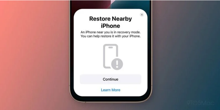 北仑苹果手机维修分享iOS 18无线恢复功能可用另一部iPhone恢复变砖的iPhone 16 